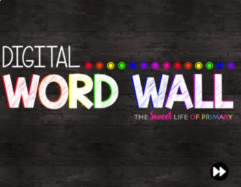 Digital Word Wall | Editable Portable Word Wall, image 2