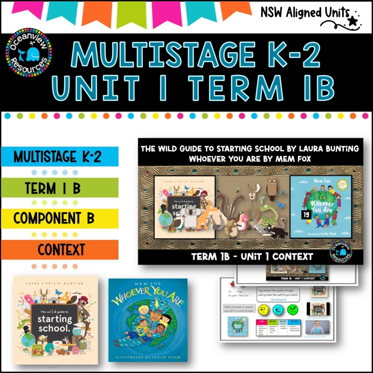 WILD GUIDE TO STARTING SCHOOL Multi-age K-2 Unit 1 comp B TERM 1B NSW DET