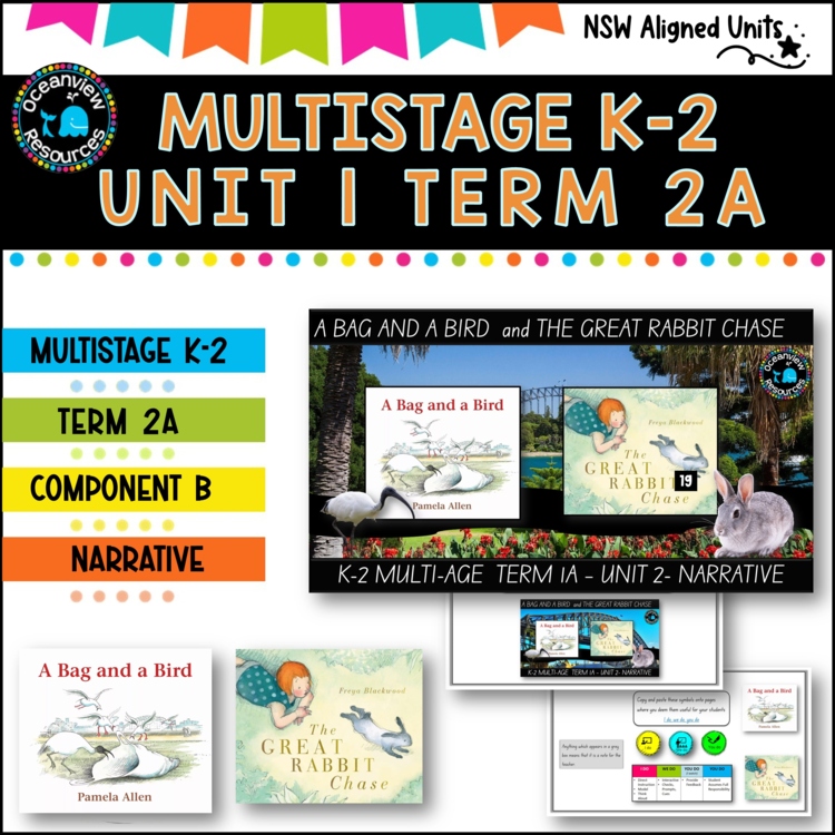 A BAG AND A BIRD Multi-Stage K-2 Unit 2 comp B ENGLISH TERM 1A NSW DET