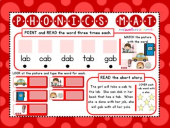 CVC Word Family Phonics Mats Complete BUNDLE! | Digital & Printable, image 2