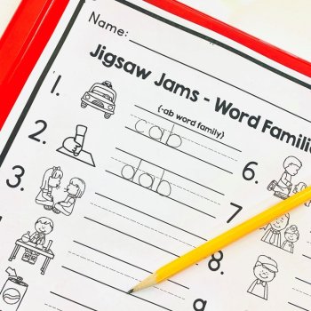 Short a CVC Word Family Center Activity, image 2