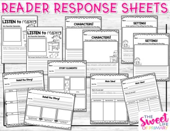 Listen to Reading Response Sheet, image 2