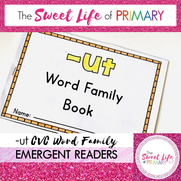 Differentiated -ut Word Family Emergent Readers