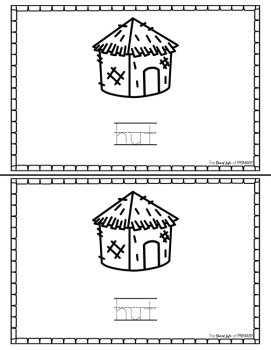 Differentiated -ut Word Family Emergent Readers, image 4