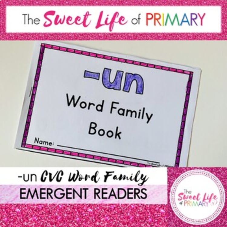 Differentiated -un Word Family Emergent Readers