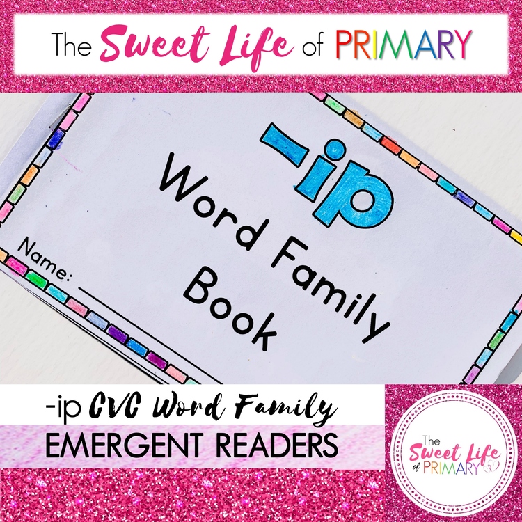 Differentiated -ip Word Family Emergent Readers