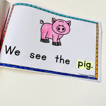 Differentiated -ig Word Family Emergent Readers, image 3