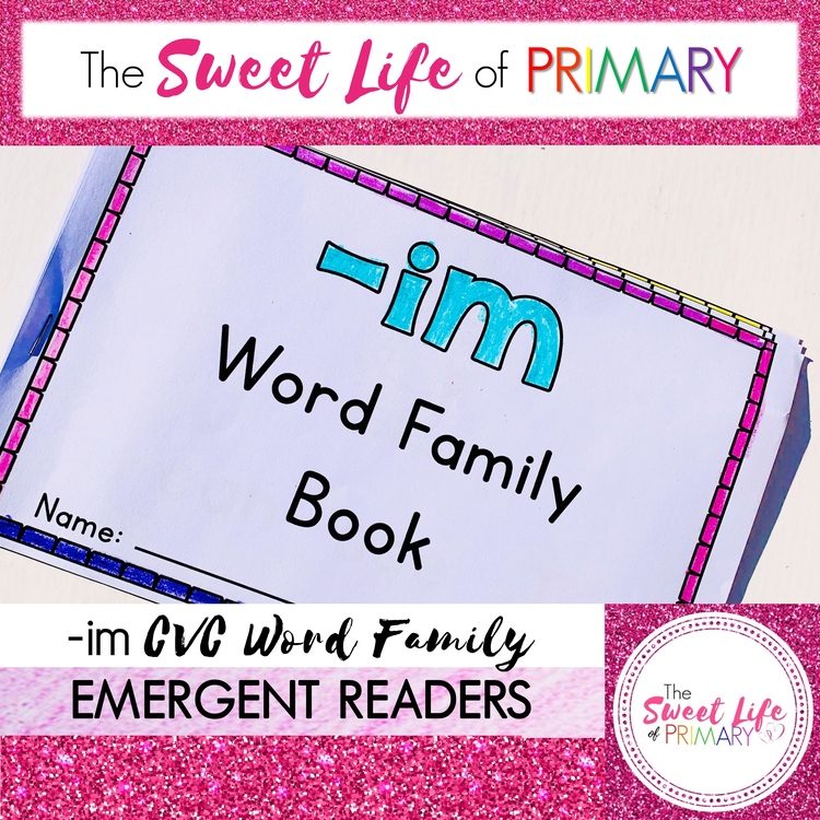 Differentiated -im Word Family Emergent Readers