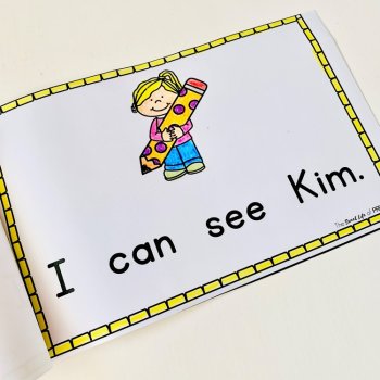 Differentiated -im Word Family Emergent Readers, image 2