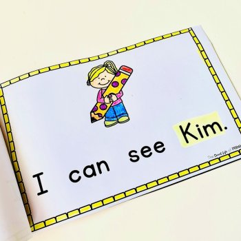 Differentiated -im Word Family Emergent Readers, image 3