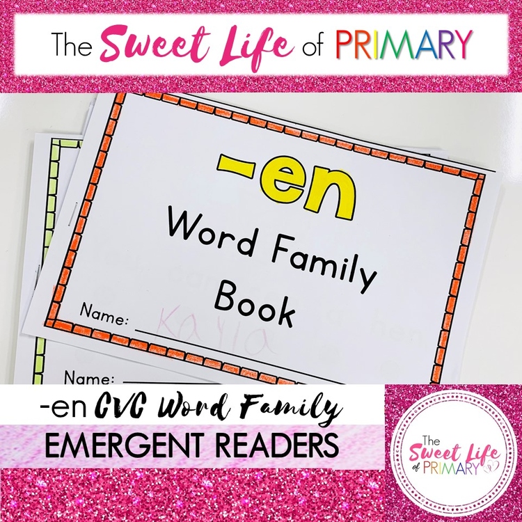 Differientiated -en Word Family Emergent Readers