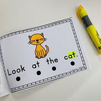 Differentiated -at Word Family Emergent Readers, image 3