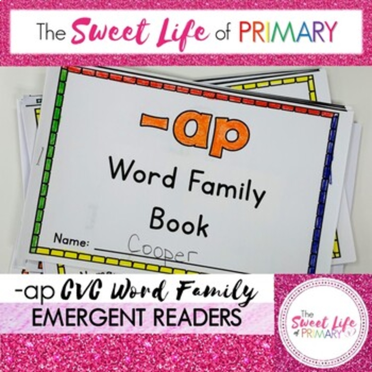 Differentiated -ap Word Family Emergent Readers