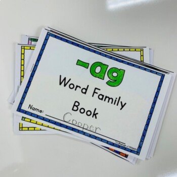 Differentiated -ag Word Family Emergent Readers, image 2