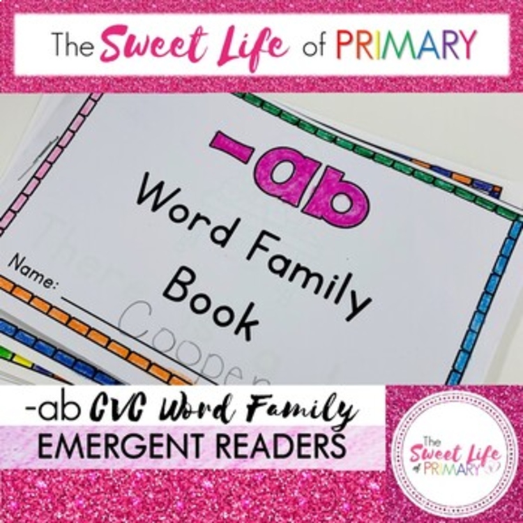 Differentiated -ab Word Family Emergent Readers