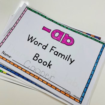 Differentiated -ab Word Family Emergent Readers, image 2