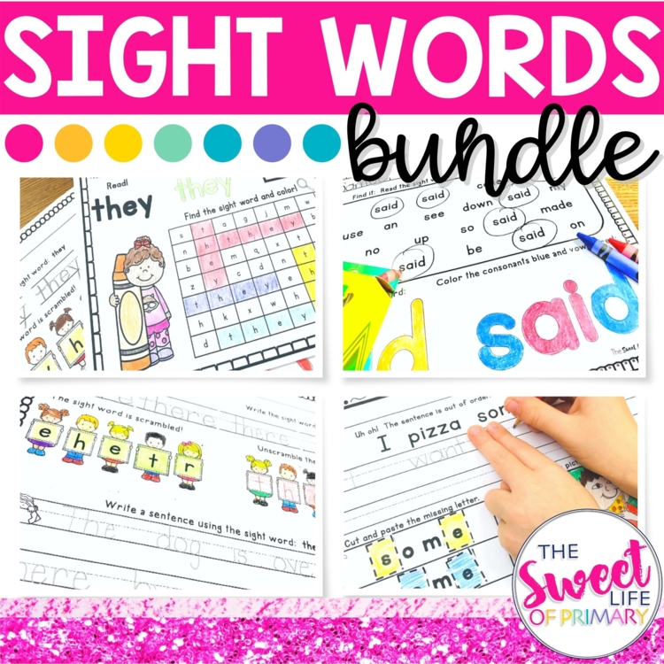 Sight Word Practice BUNDLE!