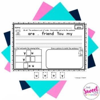 Sight Word Practice Set 3, image 2