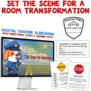 Run-On Sentences Grammar Activity Find & Fix Run-Ons in Texts LEVEL 2 Grades 3-5, image 4