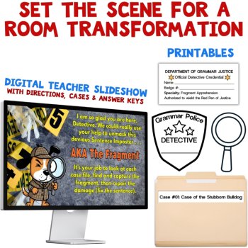Sentence Fragments Grammar Activity Fix Fragments in Texts: Level 1  Grades 3-5, image 4