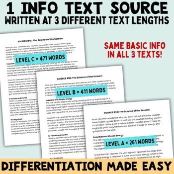 Narrative Writing Mini Performance Task ELA SBAC Test Prep: ROLLER COASTERS, image 2