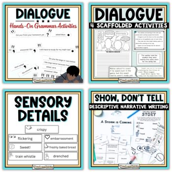 Narrative Writing Unit Activities Bundle for Gr. 3-8: SBAC and CAASPP Test Prep, image 3