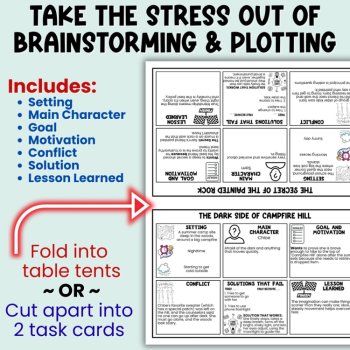 Narrative Writing Short Story Outlines: Creative Writing Storytelling Task Cards, image 2