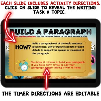 Expository Writing Bell Ringer Warm-Ups: 50 Digital Info Writing Activities, image 3