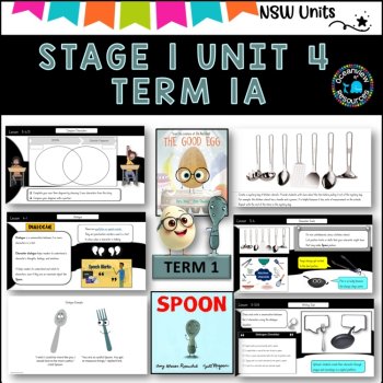 NSW DET Stage 1 English Unit 4 SPOON and THE GOOD EGG  Comp B TERM 1A Character, image 4