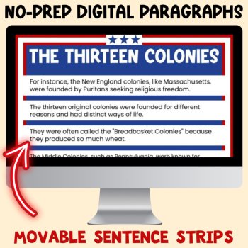 U.S. History Scrambled Paragraph Puzzles: Organize Sentences Paragraph Writing, image 4