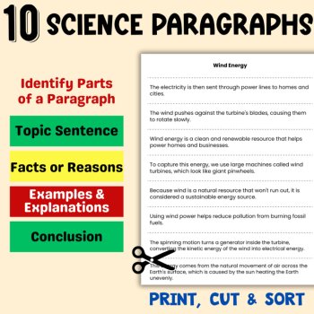 Scrambled Science Paragraph Puzzles: Organize Sentences Info Paragraph Writing, image 2