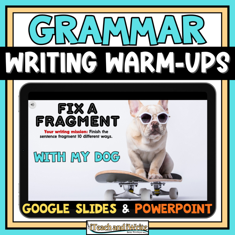 Grammar Bell Ringer Warm-Ups: 50 Digital Grammar Activities for Grades 3-6