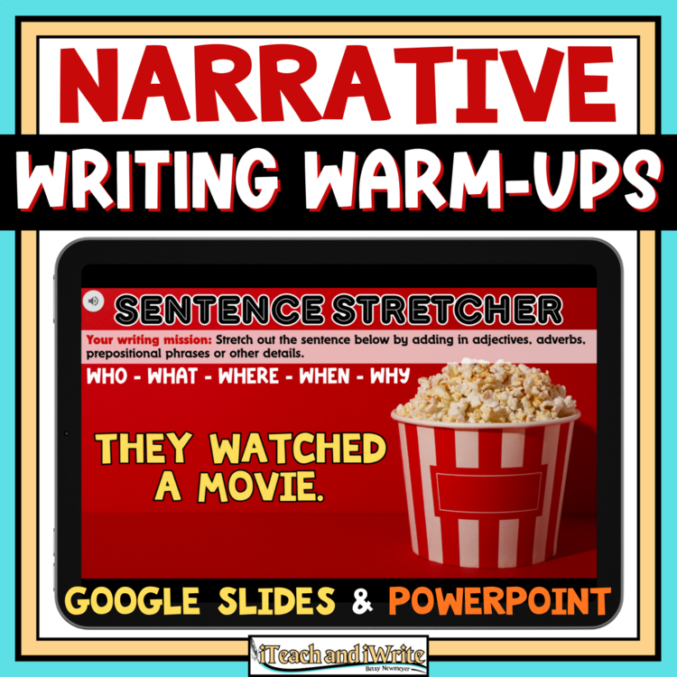 Narrative Writing Bell Ringer Warm-Ups: 50 Digital Creative Writing Activities
