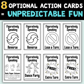 Figurative Language Card Game: Interactive Printable Game or Centers Activity, image 4