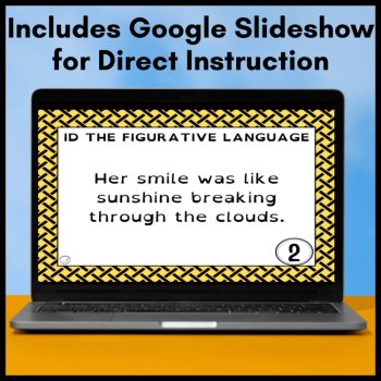 Figurative Language Scoot Game Task Cards - Review & Test Prep: Print & Digital, image 4