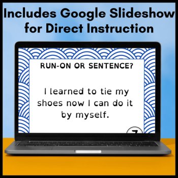 Fixing Run-On Sentences Grammar Task Cards & Scoot Game Grades 4-6 ELA Activity, image 4