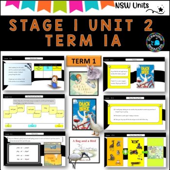 NSW DET Stage 1 English Unit 2 A BAG AND A BIRD Component B TERM 1A Narrative, image 4