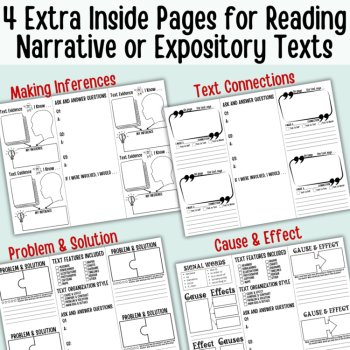ELA Foldable Note-Taking Graphic Organizers for Reading and Research Skills, image 4
