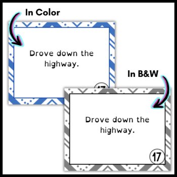 Fix Sentence Fragments Grammar Scoot Game Task Cards for Middle School Writing, image 2