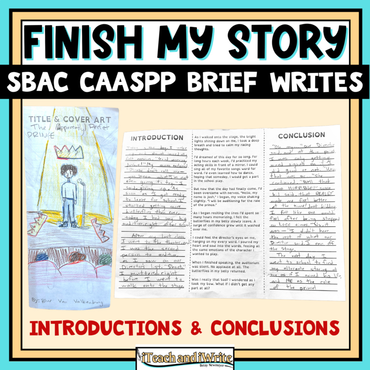 Write Narrative Story Introductions and Conclusions ELA SBAC CAASPP Test Prep
