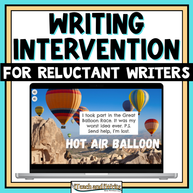 Writing Intervention: Activities to Help Reluctant Writers Crush Writer's Block