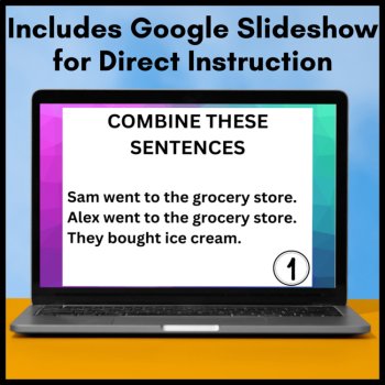Sentence Combining Scoot Game Task Cards for Grammar & Writing Revision Practice, image 4