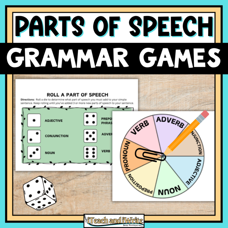 Parts of Speech Grammar Games Hands-On Sentence Building and Expanding Activity