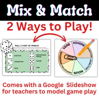 Parts of Speech Grammar Games Hands-On Sentence Building and Expanding Activity, image 2