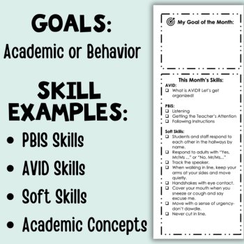 AVID Student Planner for Primary Grades K-2: Customizable Monthly Calendar Pages, image 3