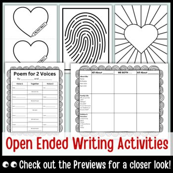 Back to School Activities: Writing Activities, Graphic Organizers, & One Pagers, image 2