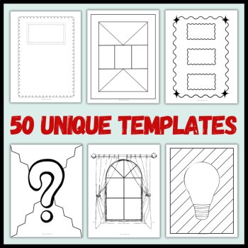 50 AVID One-Pager Templates: Printable and Customizable Digital Version include, image 2