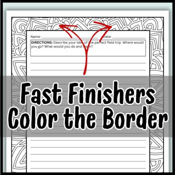 Back to School Writing Prompts: 15 Printable and Editable Digital Writing Paper, image 3