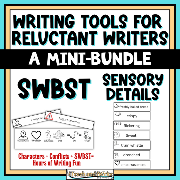 Reluctant Writers Mini Bundle Writing Worksheets and Activities for Practice