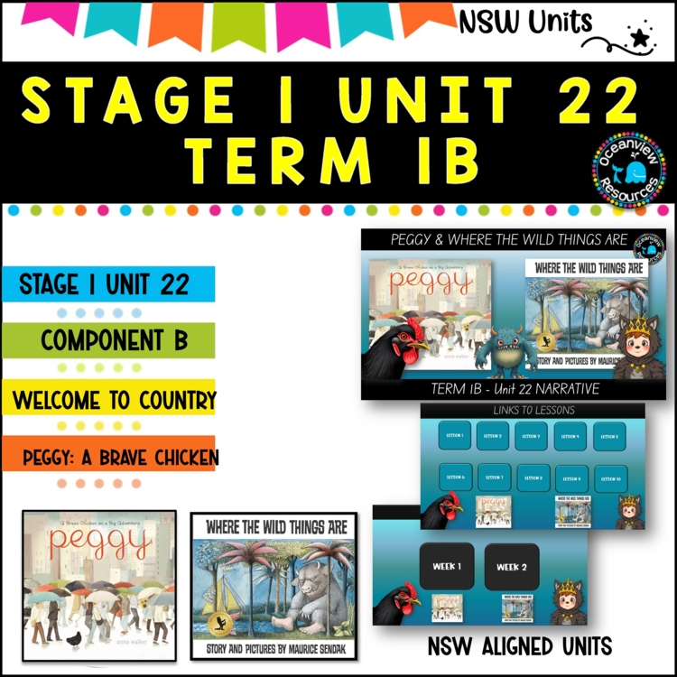NSW DET Stage 1 English Unit 22  PEGGY, WLD THINGS Component B TERM 1B
